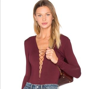 NWT ALEXANDERWANG.T Jersey Bodysuit